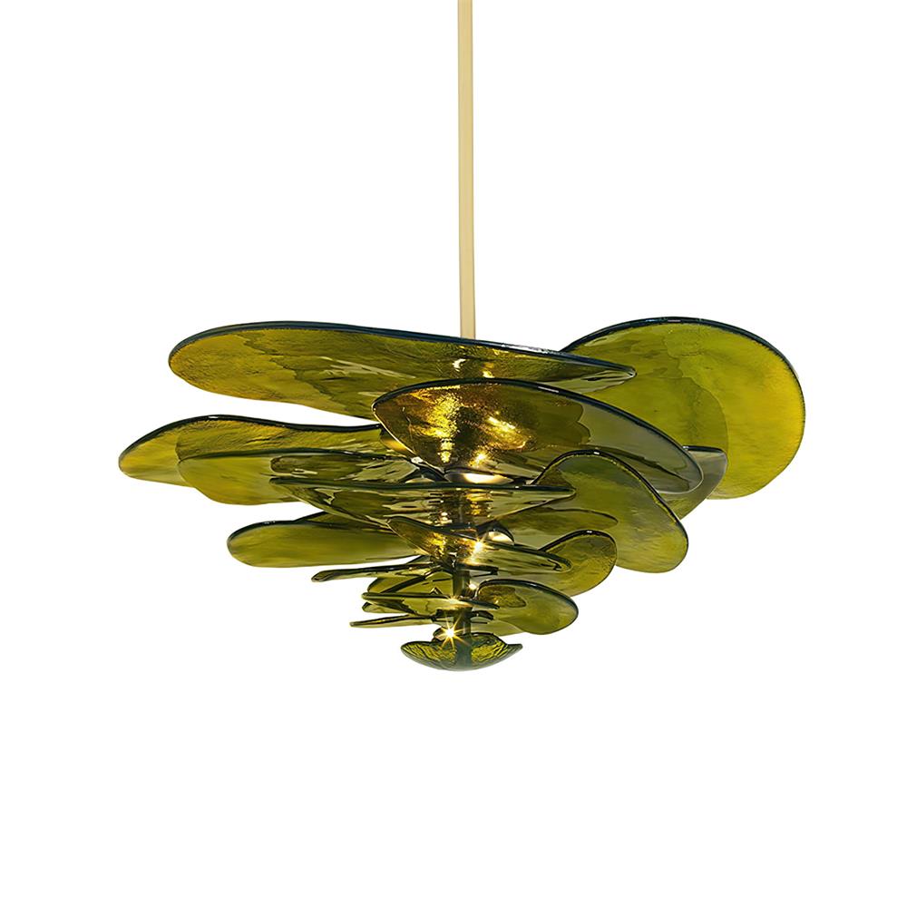 Petals Gold Murano Chandelier