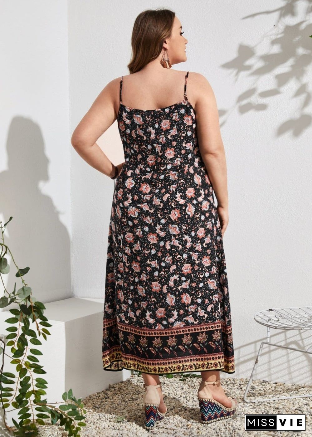 Boho Plus Size Avery Maxi Dress For Women