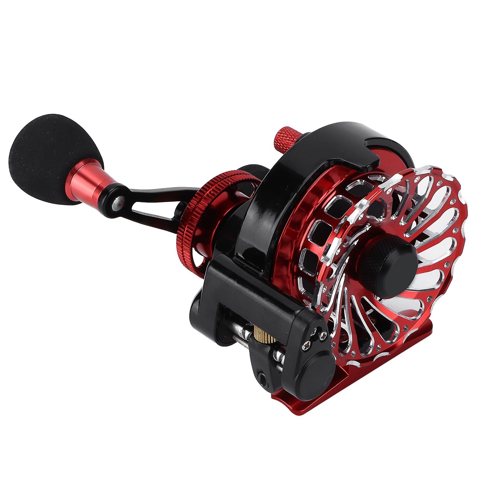 3.6:1 10+1bb Automatic Line Raft Fishing Reel Metal Wire Cup Magnetic Force Slow Down Reel(carved Wire Cup Left Hand )