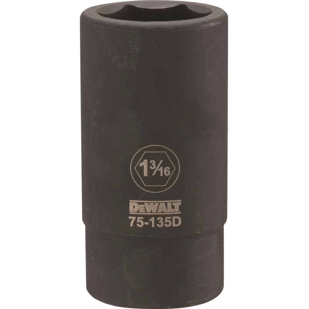 DW 3/4 Drive X 1-3/16 6PT Deep Impact Socket DWMT75135OSP from DW