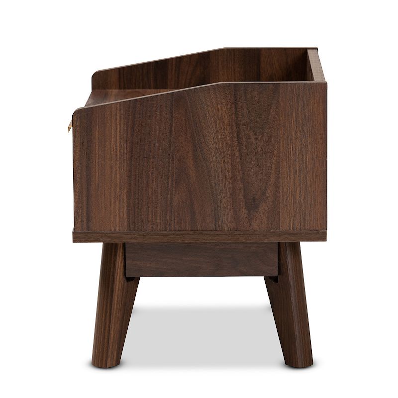 Baxton Studio Lena Medium Brown Nightstand