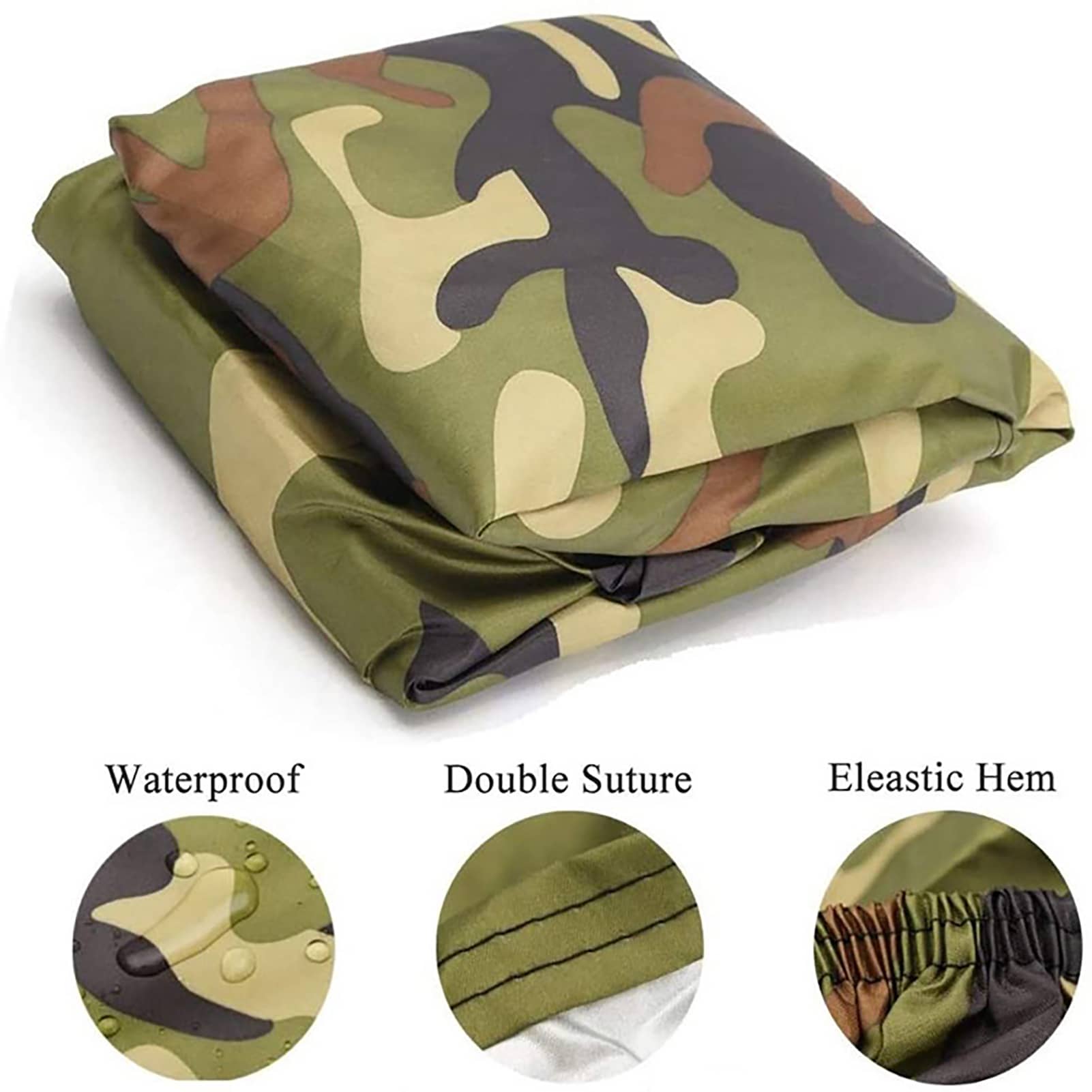 ATV Camo Cover Waterproof Covers Universal Fit for ATV Quad Bike