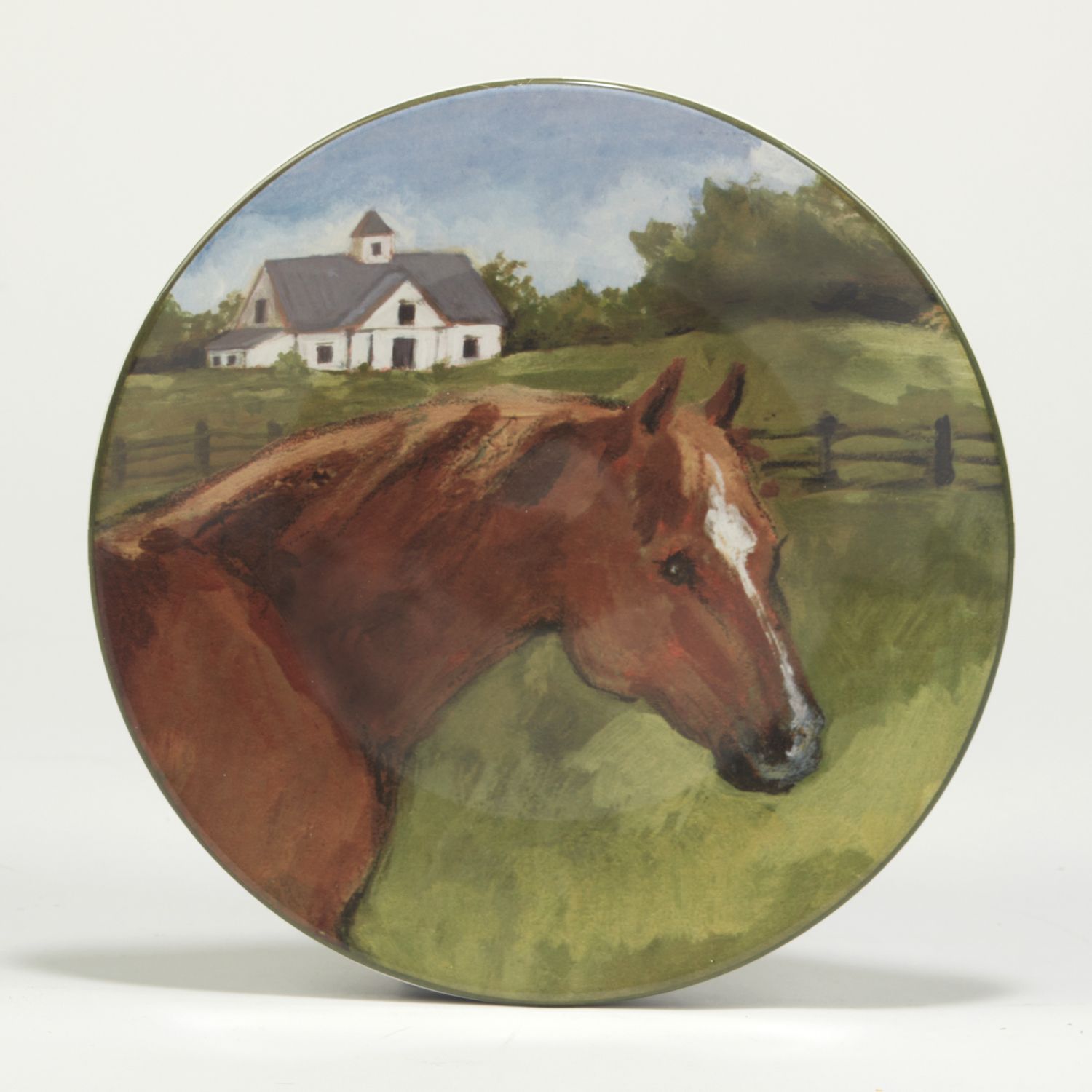 Certified International York Stables 4-pc. Salad Plate Set