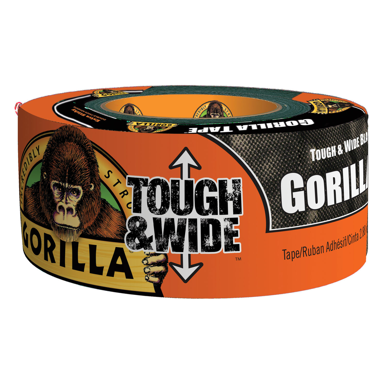 Gorilla 2.88 in. W X 25 yd L Black Duct Tape