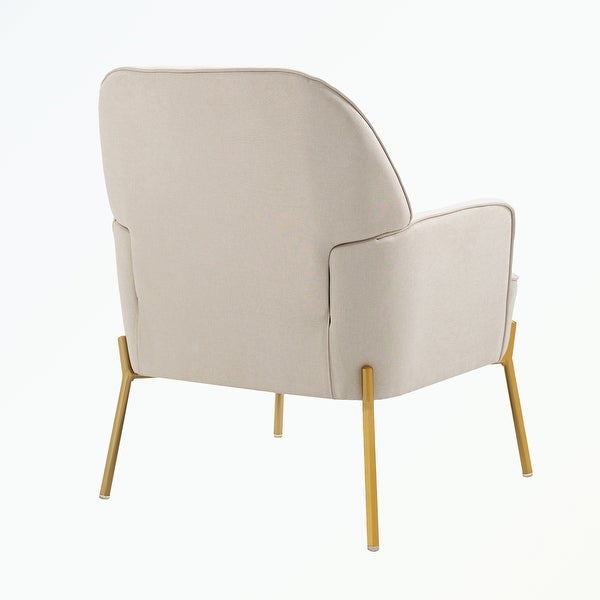 Upholstered Modern Arm Accent Chair