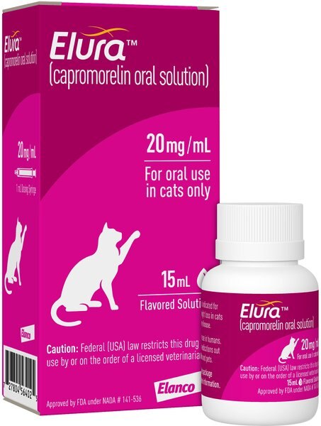 Elura (capromorelinoral solution) for Cats