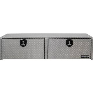 Buyers Products Company 90 Inch Diamond Tread Aluminum Top Mount Truck Tool Box 1701565