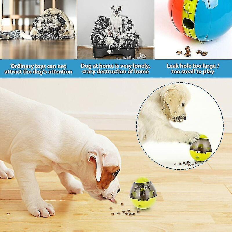 Dog Food Ball， Dog Food Dispenser Interactive Toy Treats Pet Slow Eating Ball Toy For Dogs Qucyy Gift