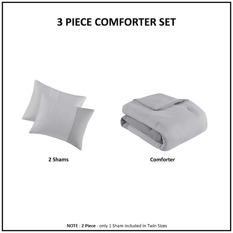 Beautyrest Miro 3-Piece Gauze Oversized Comforter Set with Shams