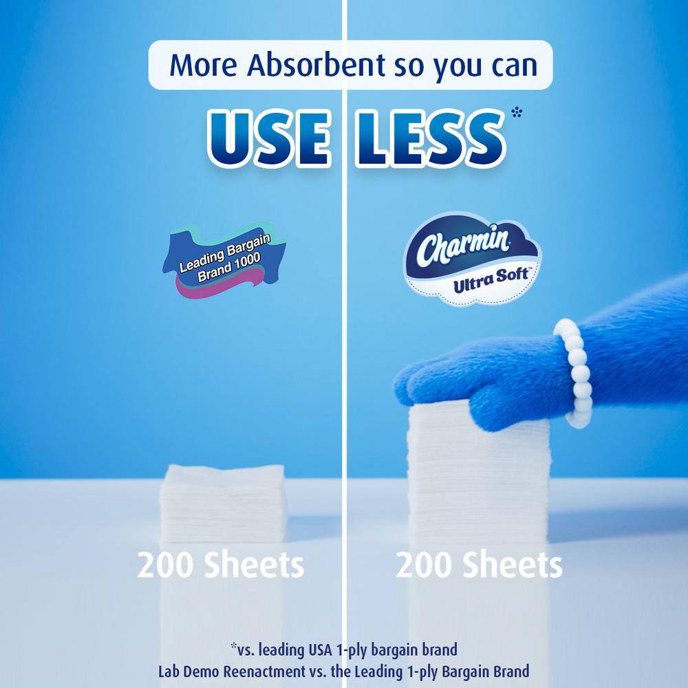 Charmin Ultra-Soft Toilet Paper Rolls (244 Sheets Per Roll)(30-Mega Rolls) 003077201537