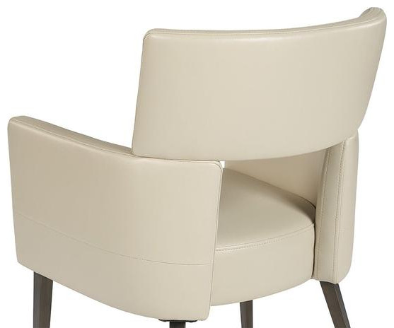 Delana Dining Armchair   Castillo Cream (Set of 2)   Midcentury   Dining Chairs   by Virgil Stanis Design  Houzz