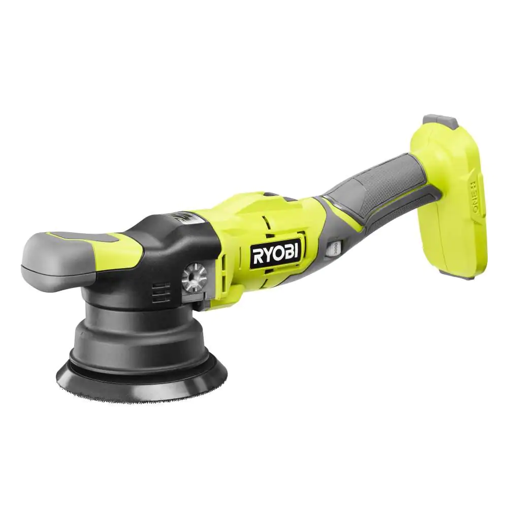 RYOBI PBF100K ONE+ 18V Cordless 5 in. Variable Speed Dual Action Polisher Kit with 4.0 Ah Battery and 18V Charger