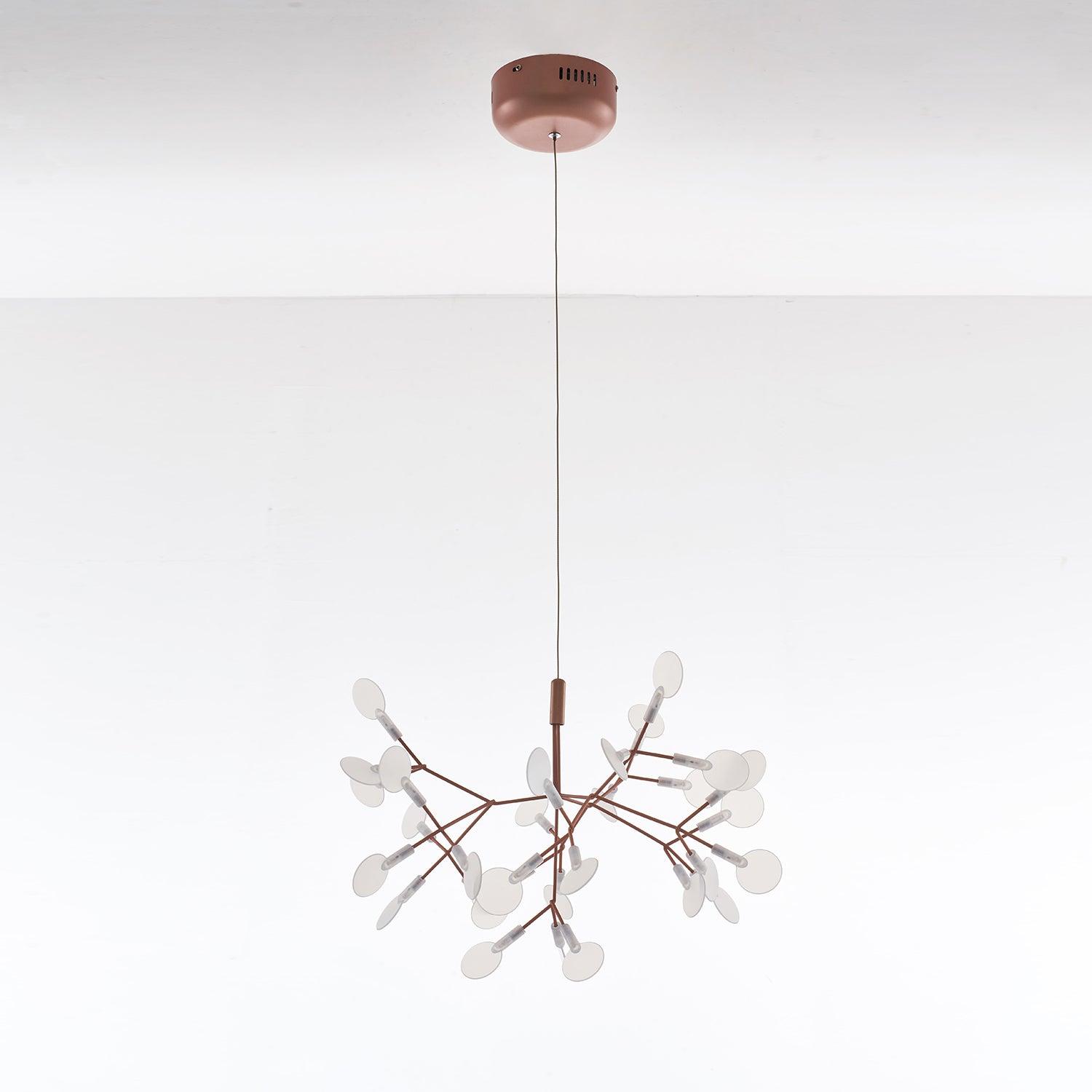 Rose Gold Firefly LED Chandelier