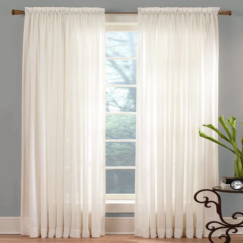 Miller Curtains Solunar Sheer Window Curtain