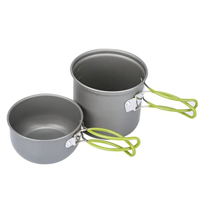 Hot Sale Outdoor Picnic Hiking Portable Aluminium oy Pot Bowl Camping Cookware Set