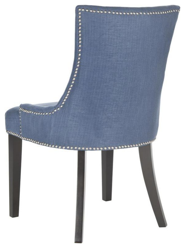 De De 19 quotDining Chair  Set of 2  Silver Nail Heads  Blue   Transitional   Dining Chairs   by Rustic Home Furniture Deco  Houzz