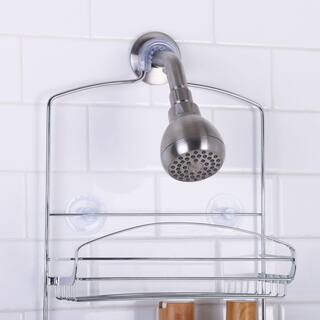 Bath Bliss Harbor Collection Deluxe Shower Caddy in Chrome 10141-CHROME