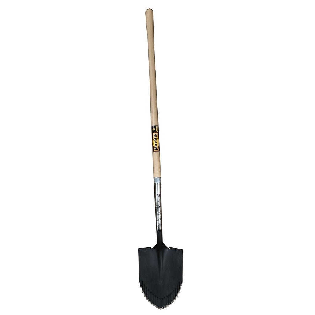 MavRik Round-Point Saw-Tooth Shovel