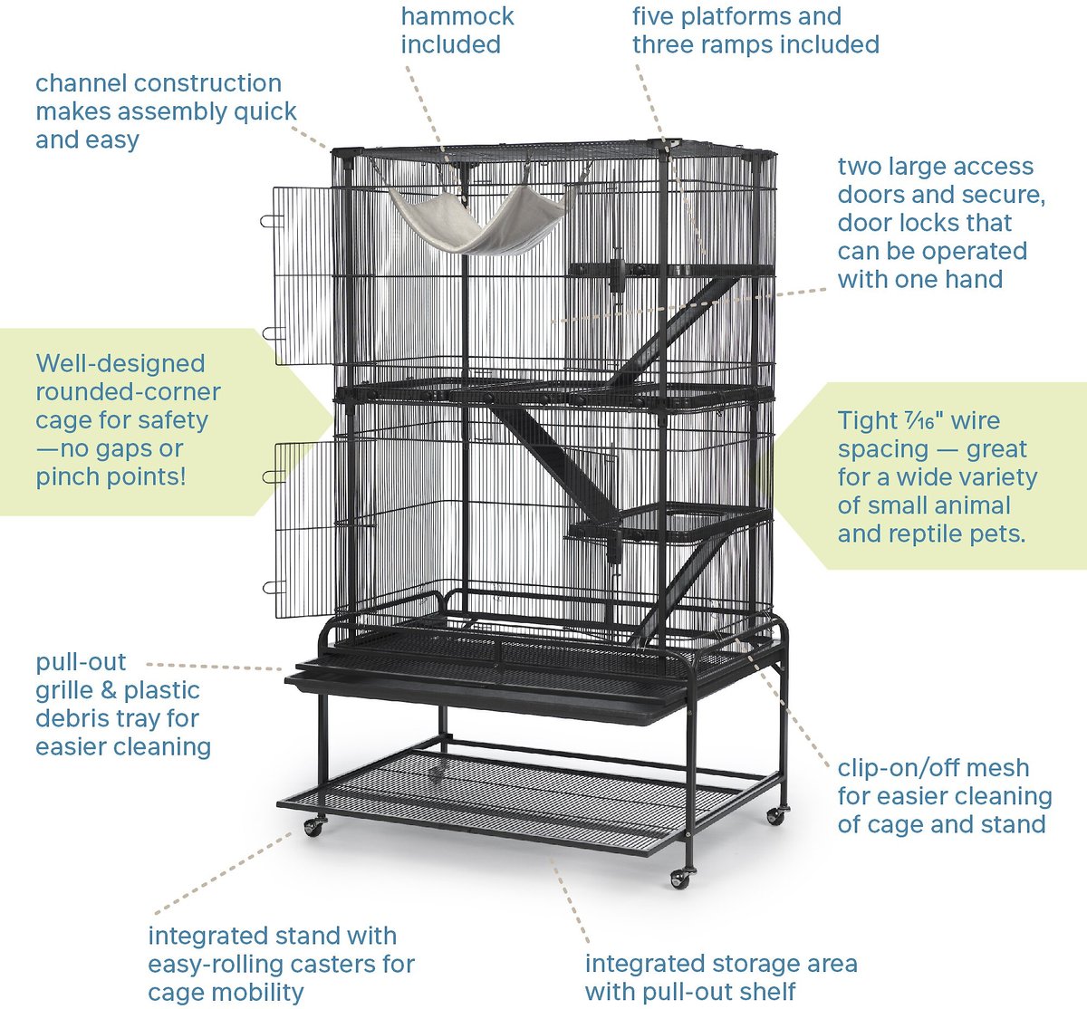 Prevue Pet Products Two Story Small Pet Home