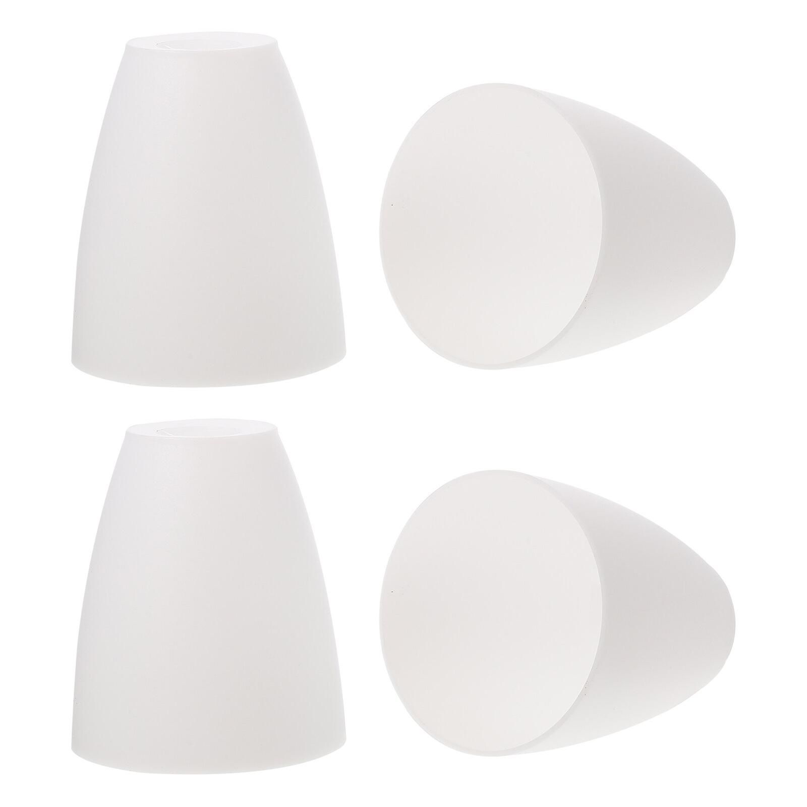 4pcs Simple Plastic Lampshade Chandelier Lamp Cover Light Shade For Home White