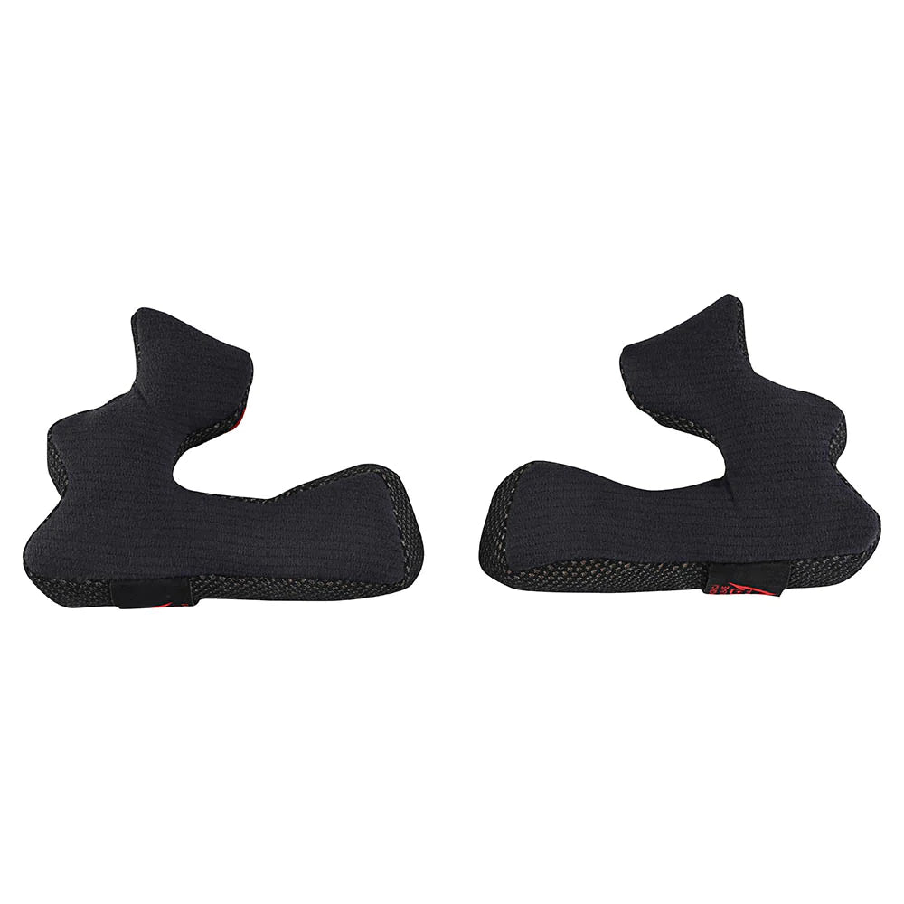 Troy Lee Designs D4 Polyacrylite Replacement Cheek Pads - Solid Black
