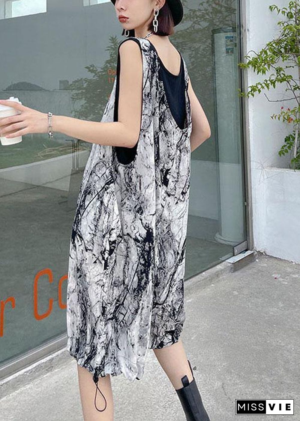 Fitted Grey Print Casualshorts jumpsuit pants