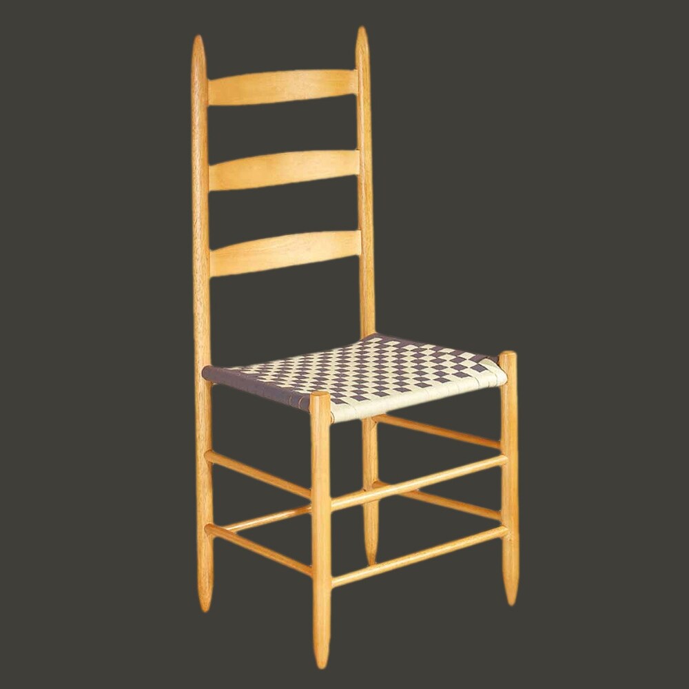 Kitchen Chairs Ladderback Navy Beechwood 42.5\