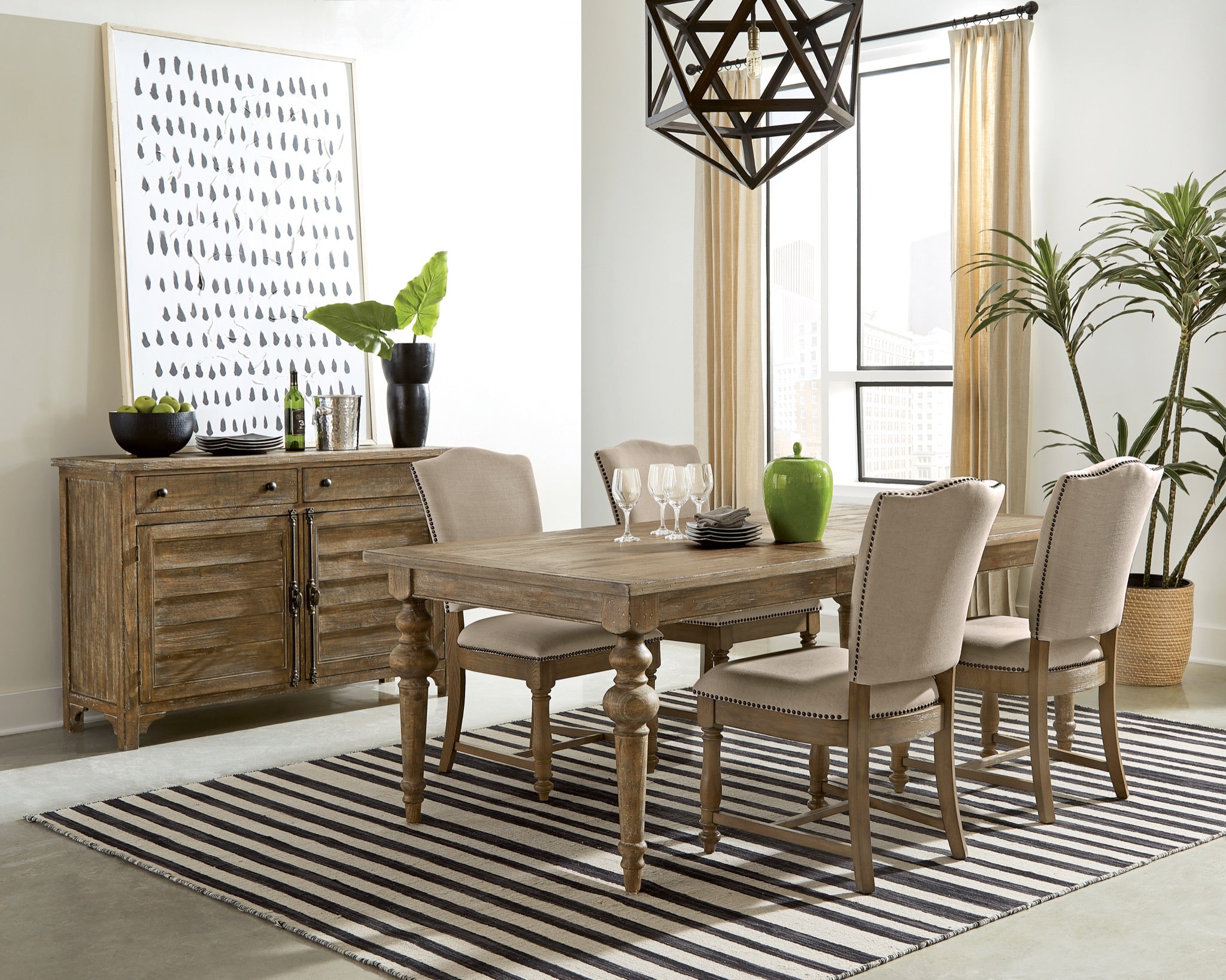 Flagstaff Extension (66-84) Dining Set