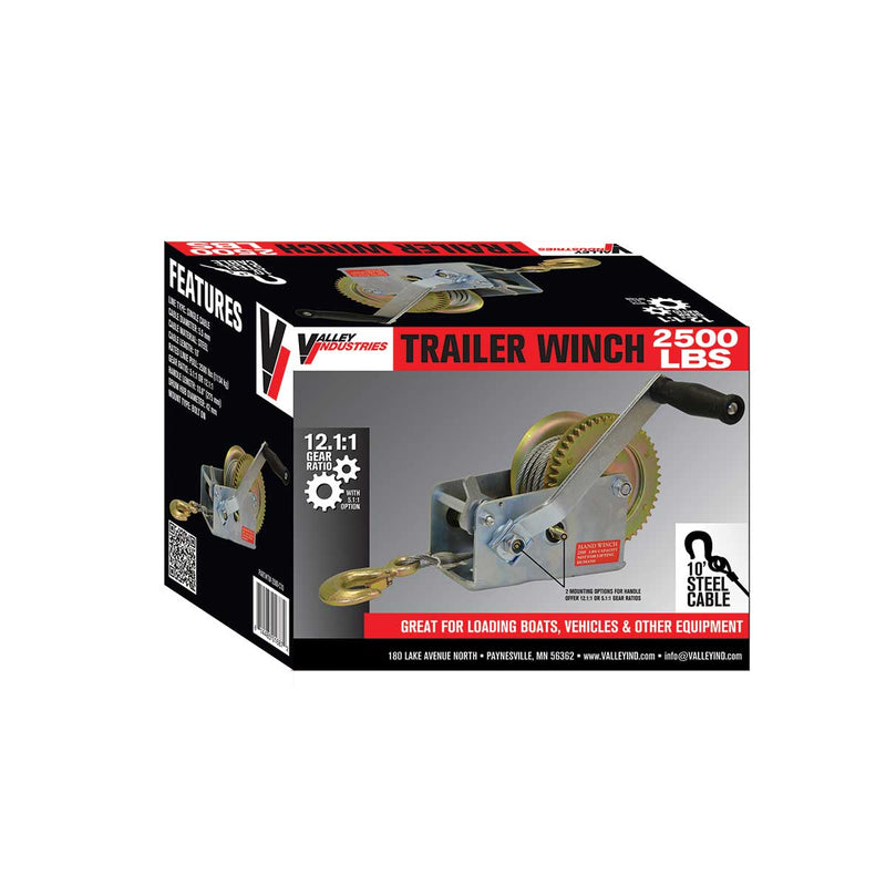 Valley Industries Side Wind Trailer Winch