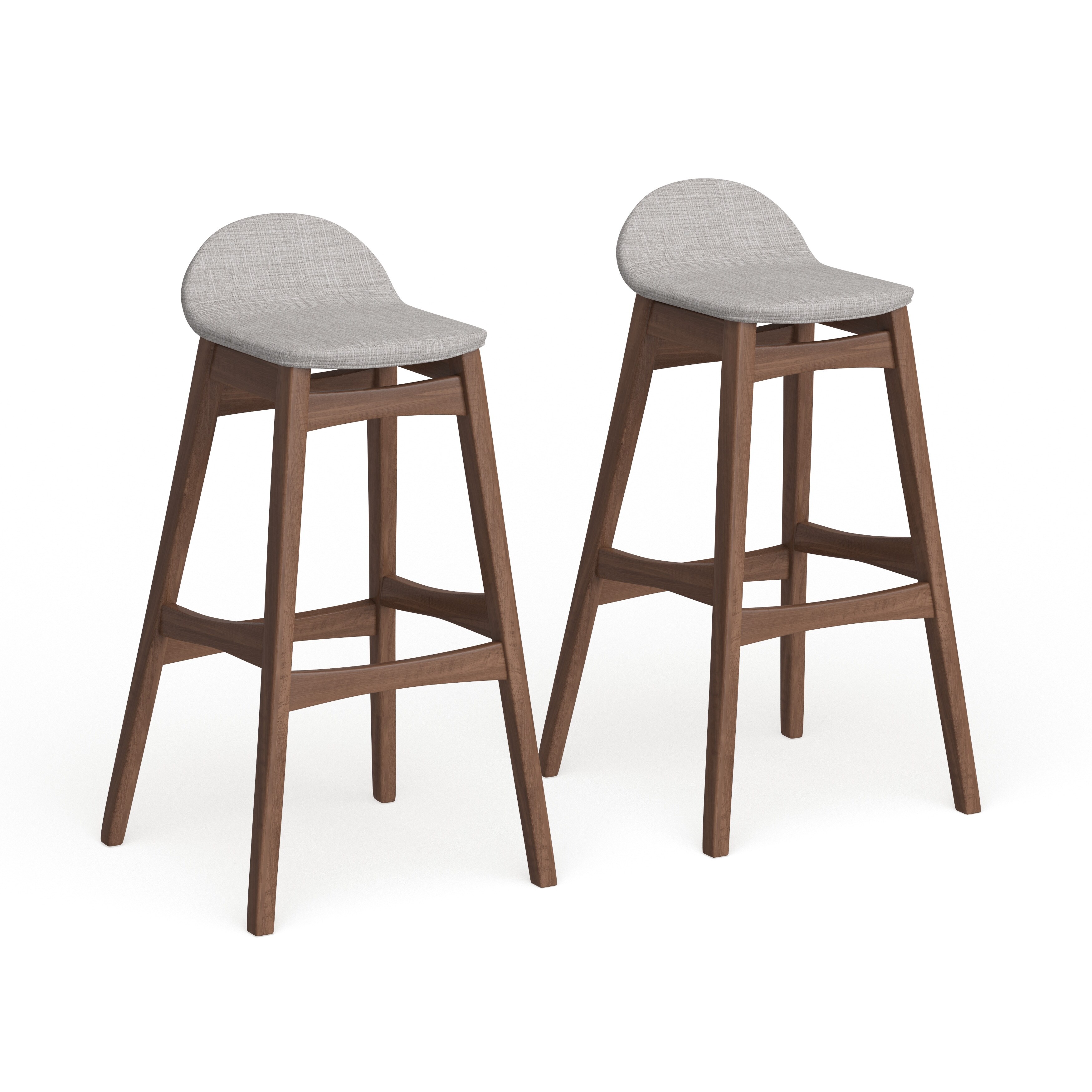 Simple Living Axel Mid century Modern 30 inch Bar Stool (Set of 2)