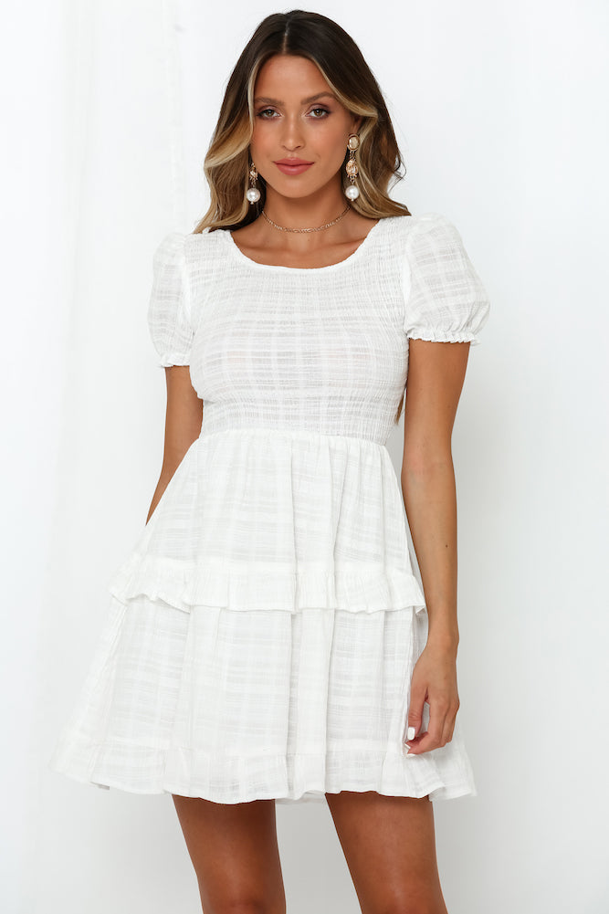 Kindest Regards Dress White