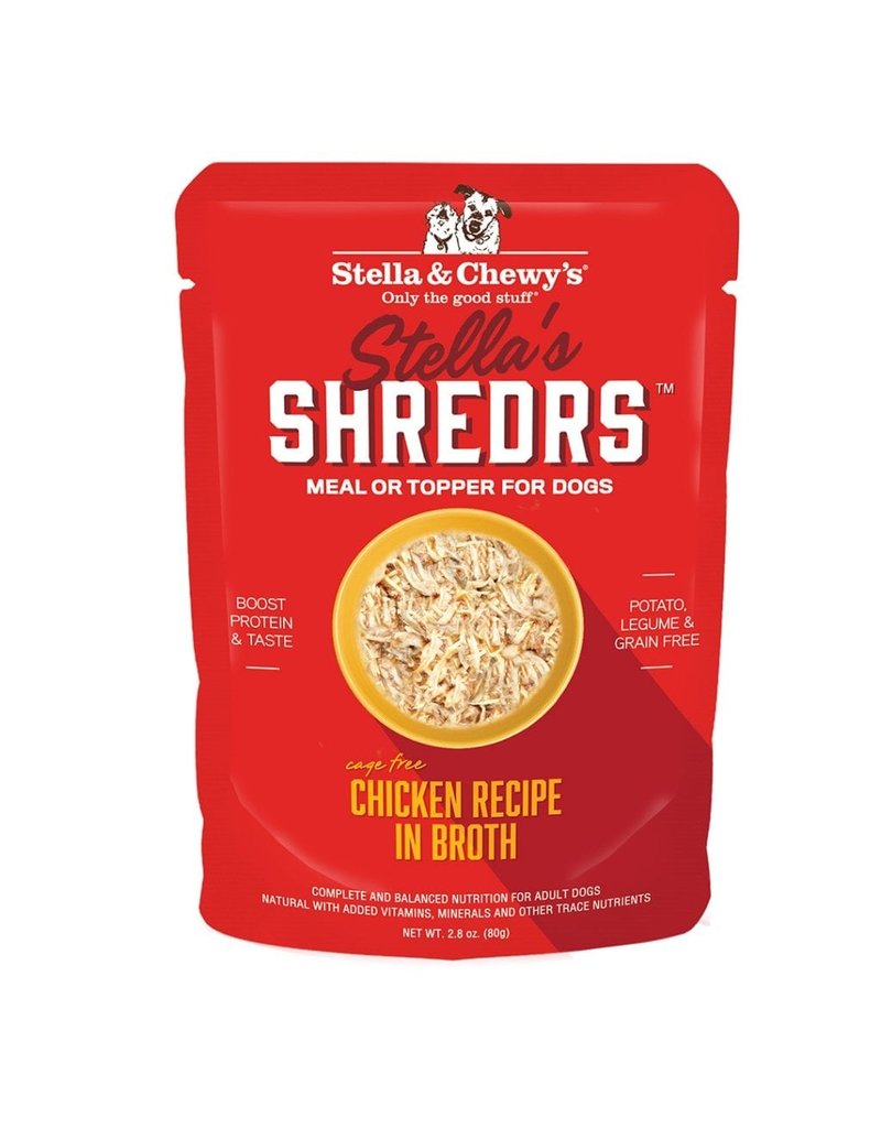 Stella and Chewy Shredrs Chicken in Broth Dog Wet Food