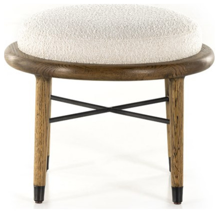 Elvin Ottoman   Midcentury   Footstools And Ottomans   by Rustic Home Furniture Deco  Houzz