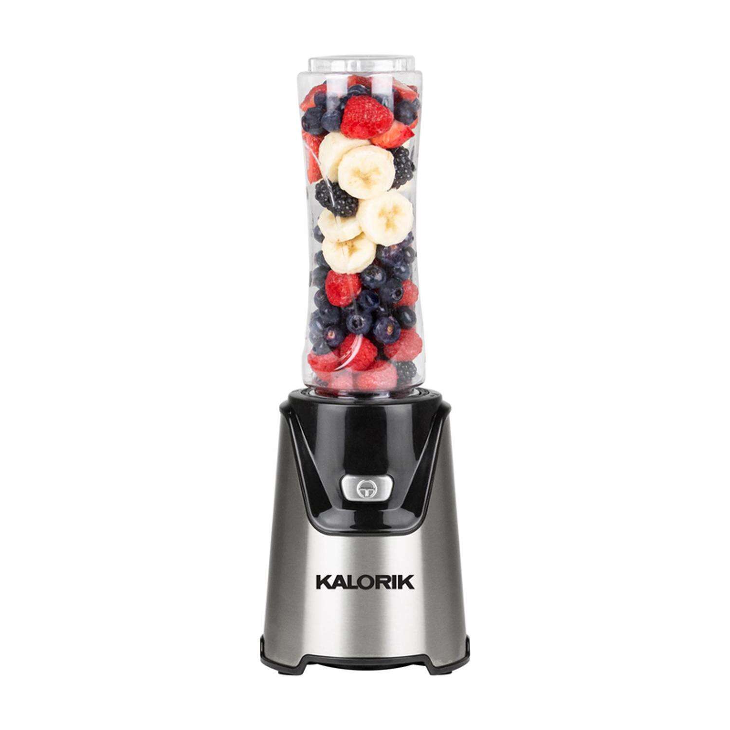 Kalorik Black/Silver Stainless Steel Blender and Juicer 20 oz 1 speed