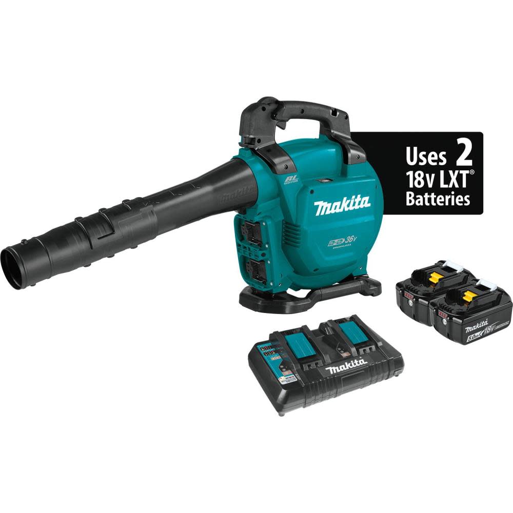 Makita 18V X2 (36V) LXT Lithium-Ion Brushless Cordless Blower Kit (5.0Ah) XBU04PT from Makita