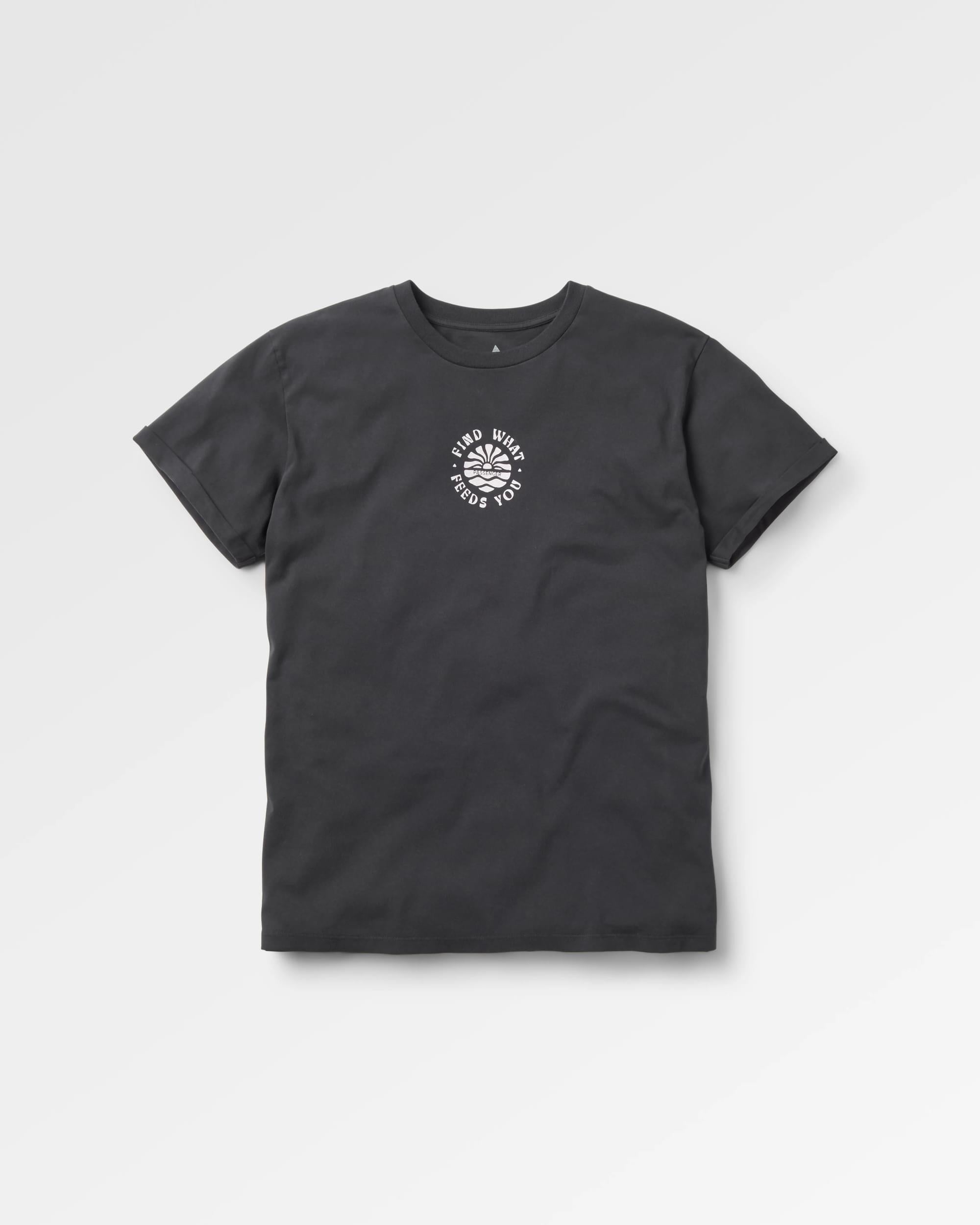 Discovery Rolled Sleeve T-Shirt - Black