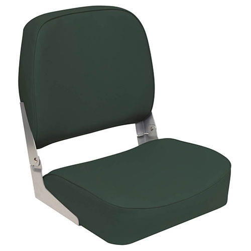 Wise Outdoors Green Low Back Fold Down Boat Seat 3313-713