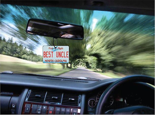 North Carolina - Best Uncle License Plate Car Air Freshener