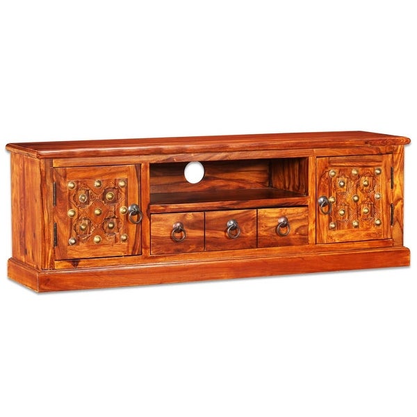 TV Stand Solid Sheesham Wood 47.2