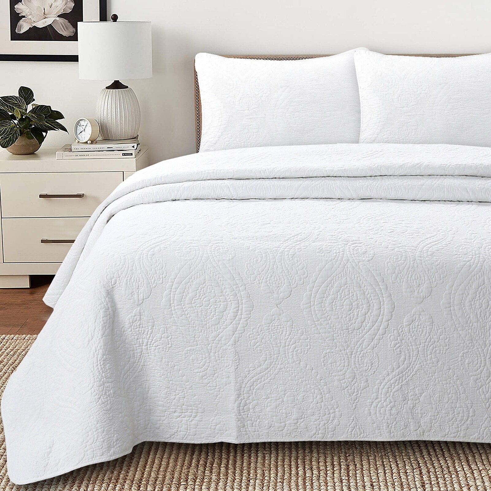 Gracewood Hollow Golding Medallion Cotton Quilt Bedding Set