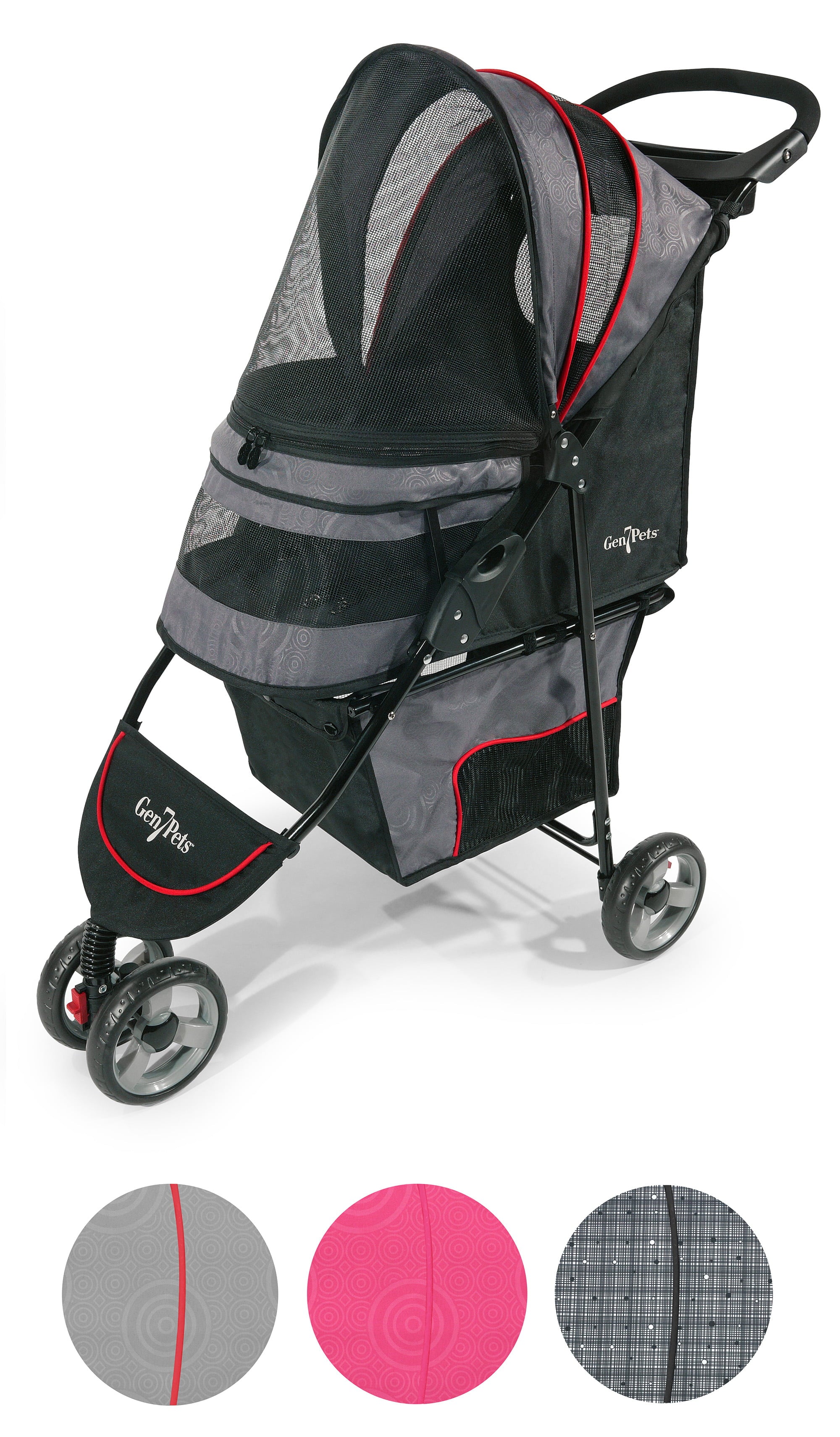 Gen7Pets Regal Pet Stroller， Gray Shadow