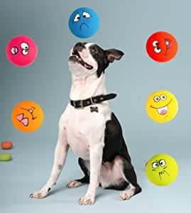 GUAU GUAU DOG TOYS SQUEAK LATEX RUBBER FETCH DOG BALLS FOR AGGRESSIVE CHEWERS FOR SMALL MEDIUM AND PUPPY