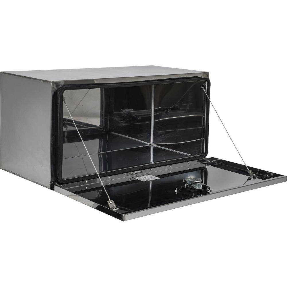 Buyers Products Company 18 in. x 18 in. x 36 in. Stainless Steel Underbody Truck Tool Box with Stainless Steel Door 1702655