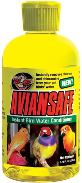 Zoo Med AvianSafe Instant Bird Water Conditioner， 8.75-oz bottle