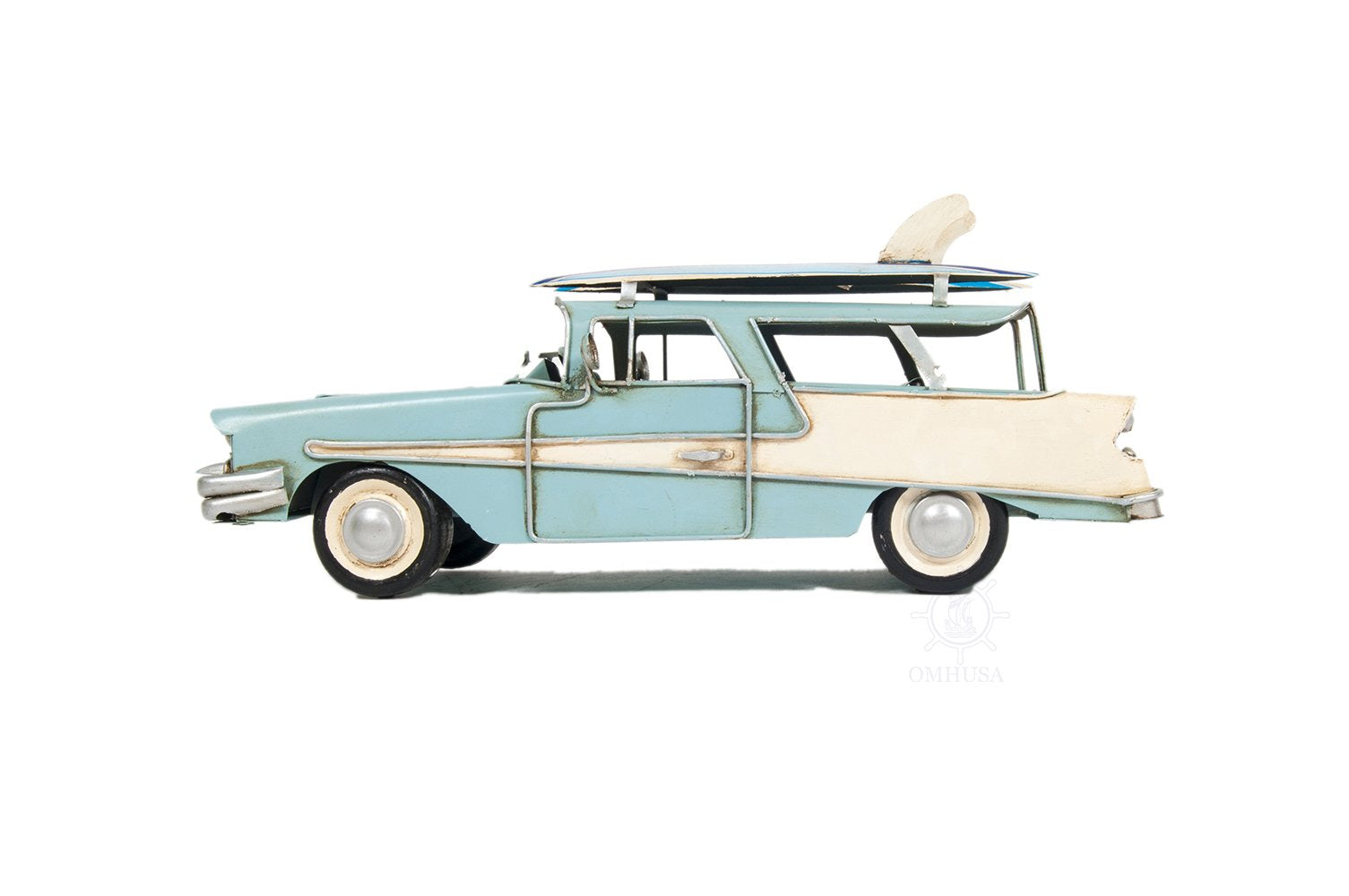 1957 Ford Country Squire Station Wagon Blue by Xoticbrands - Veronese Size (Small)