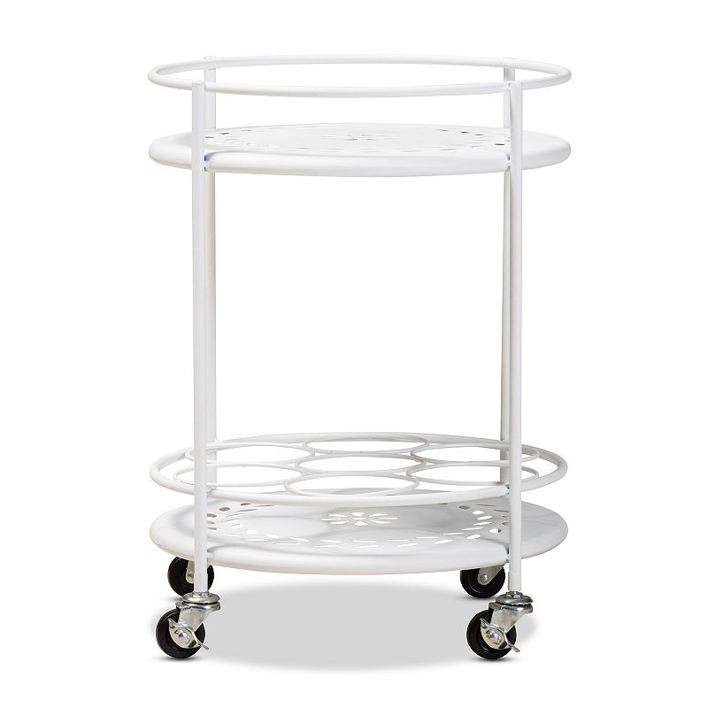 Baxton Studio Dallan Kitchen Cart