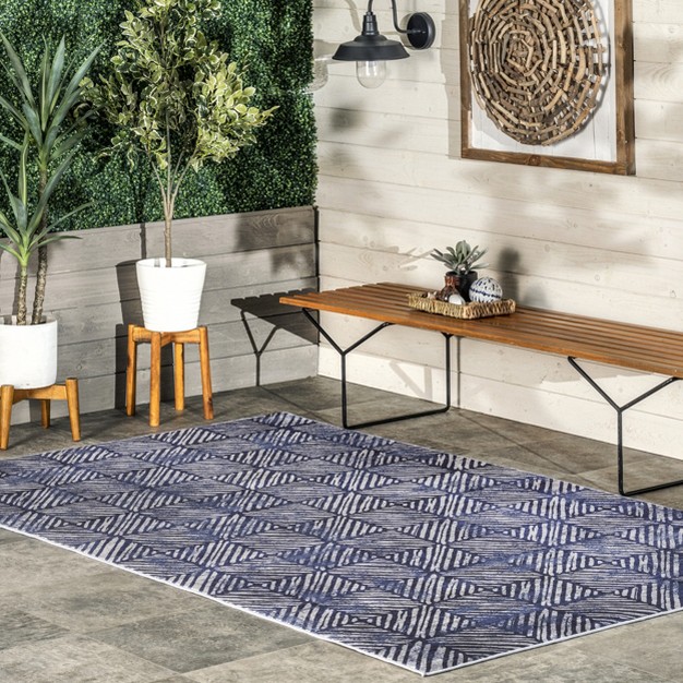 Nuloom Cami Modern Machine Washable Indoor outdoor Area Rug