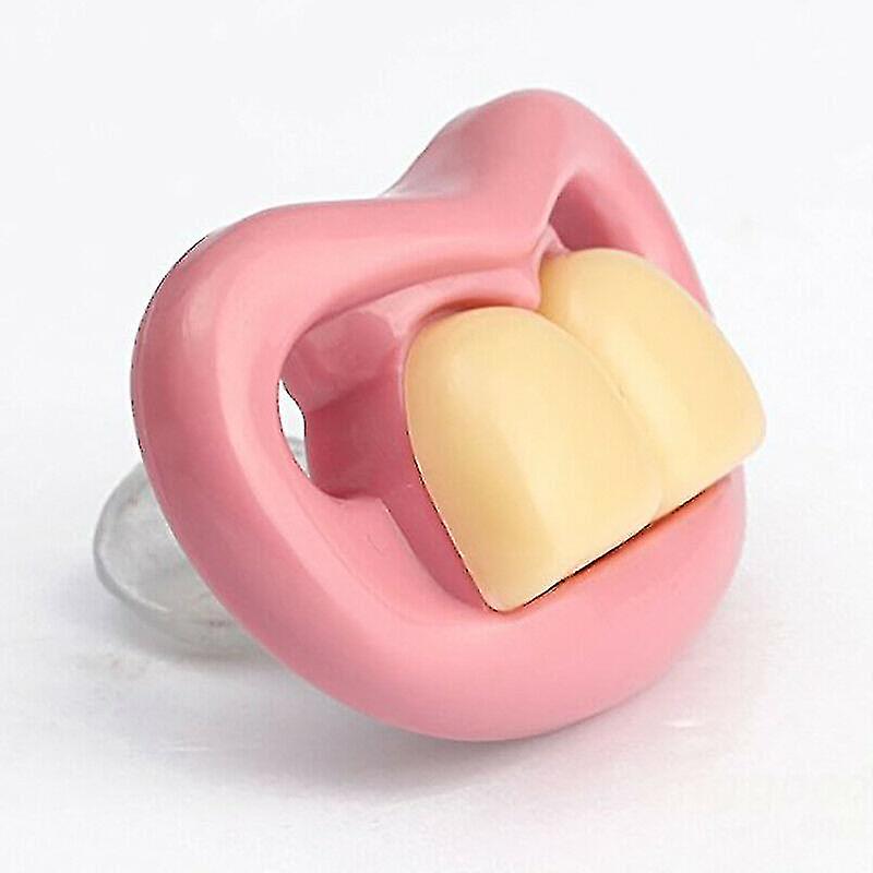 Free Shipping Mouth Baby Funny Dummy Pacifier Novelty Teeth Children Soother Feeding Tool Wedding Party Decoration Props Trick Toys