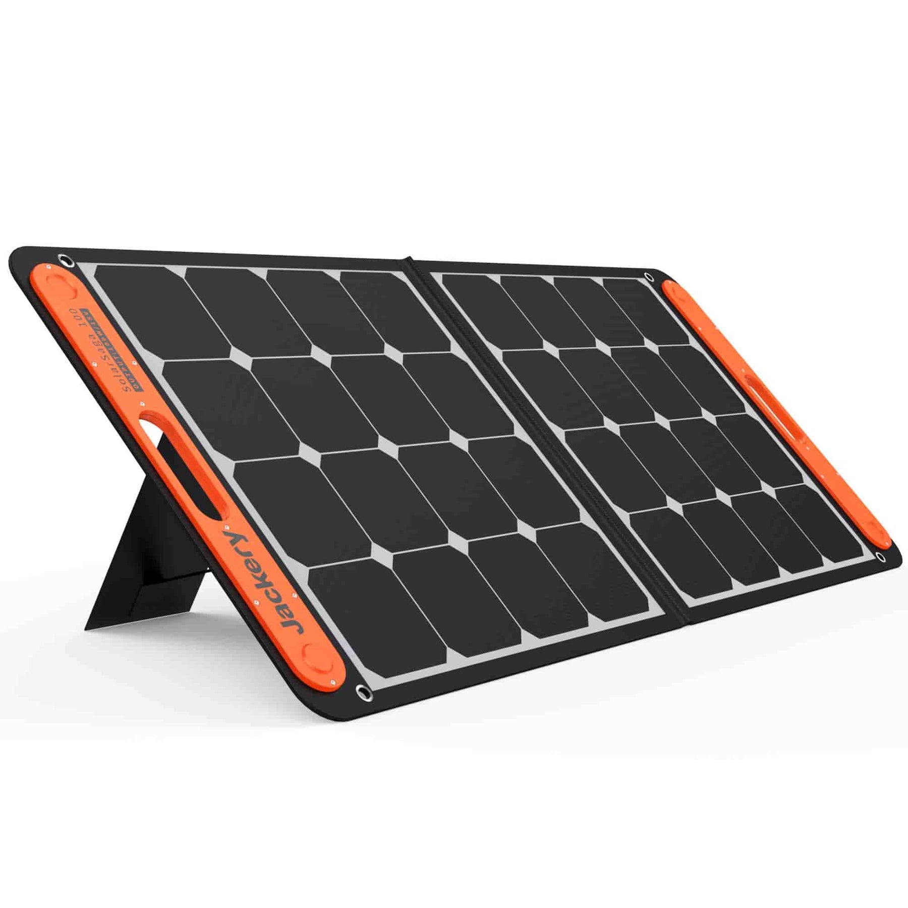 Jackery SolarSaga 100W Solar Panel - Best Paired With Explorer 290/550/880/1000/1500 Power Station, Foldable US Solar Cell Solar Charger with USB Outputs for Phones