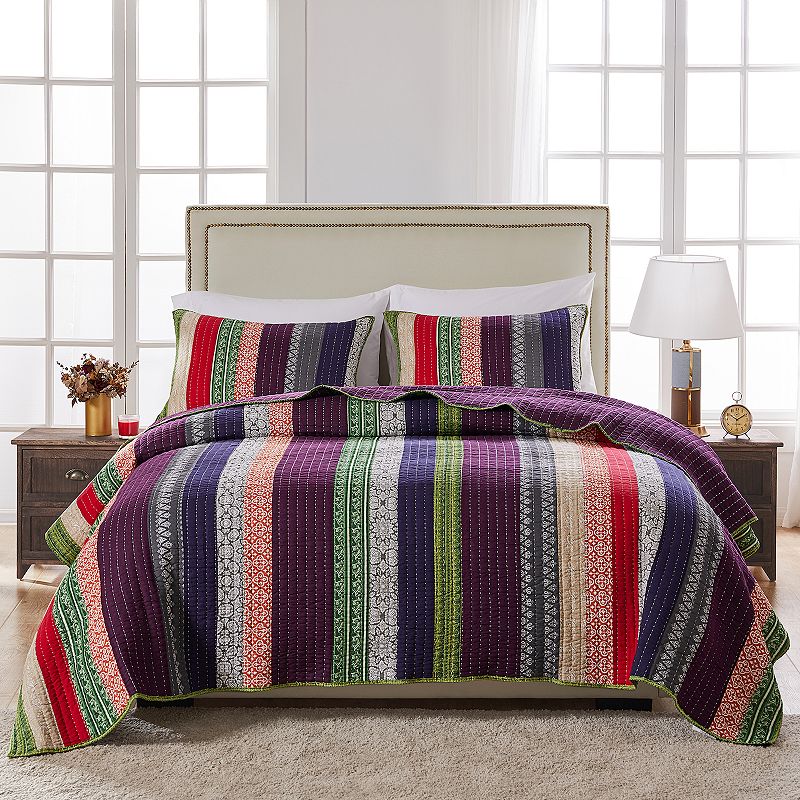 Greenland Home Fashions Marley Quilt Set